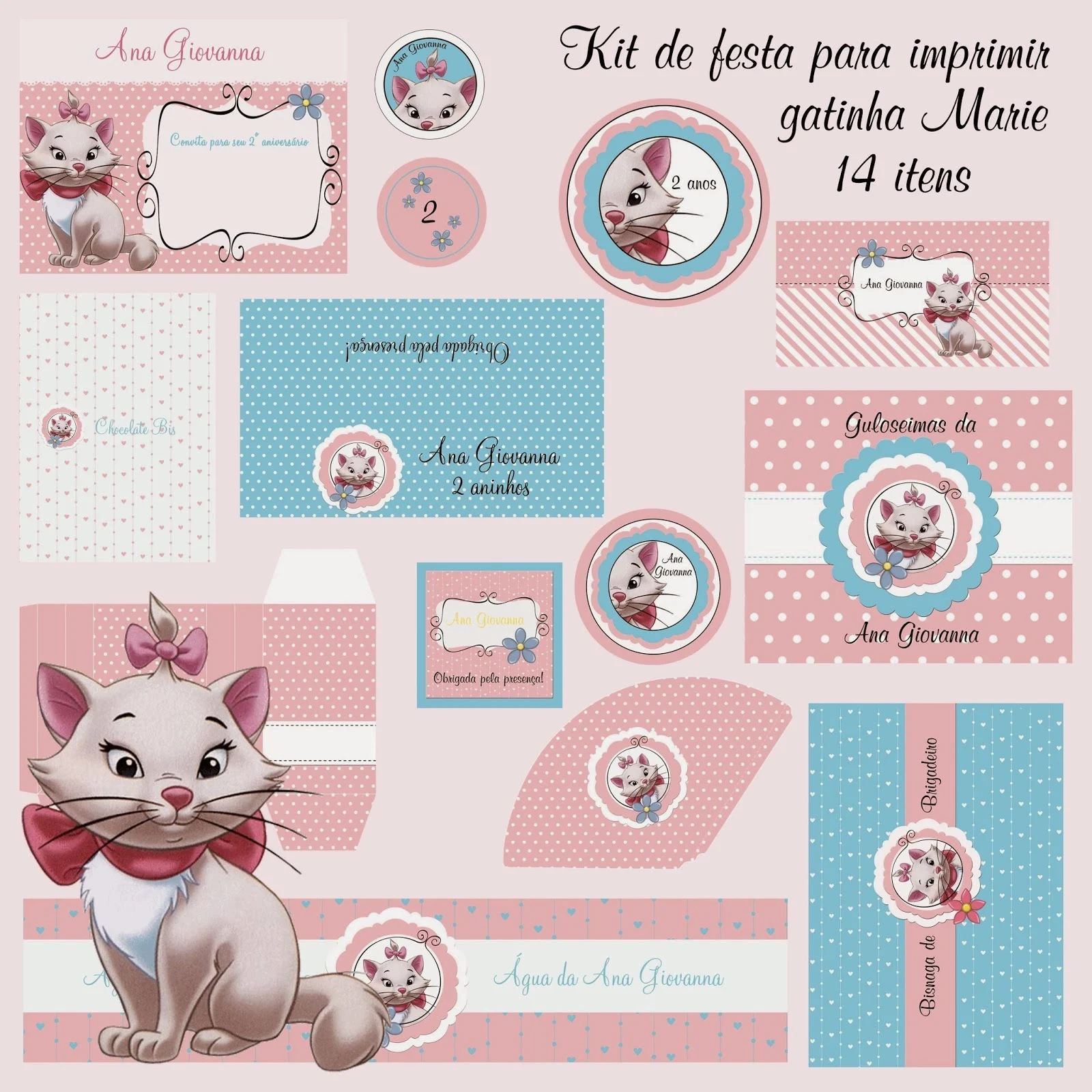 Marie: Cute Free Printable Kit. - Oh My Fiesta! in english